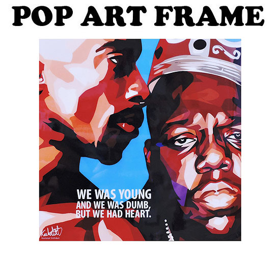 POP ART FRAME -BIGGIE&TUPAC-